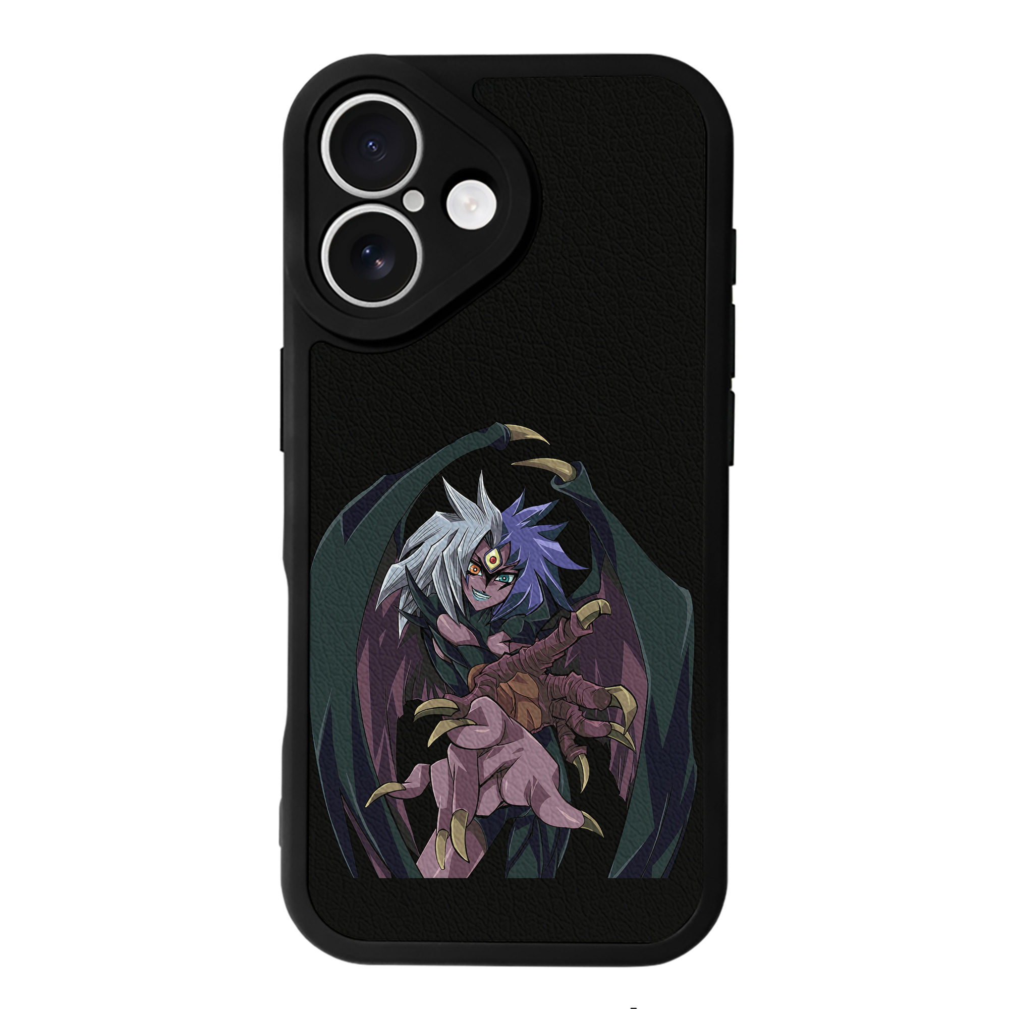 （画像用） 遊☆戯☆王 Yu-Gi-Oh! 【iPhone 16シリーズ対応】シリコンスマホケース（レザー調） 材質：シリコン